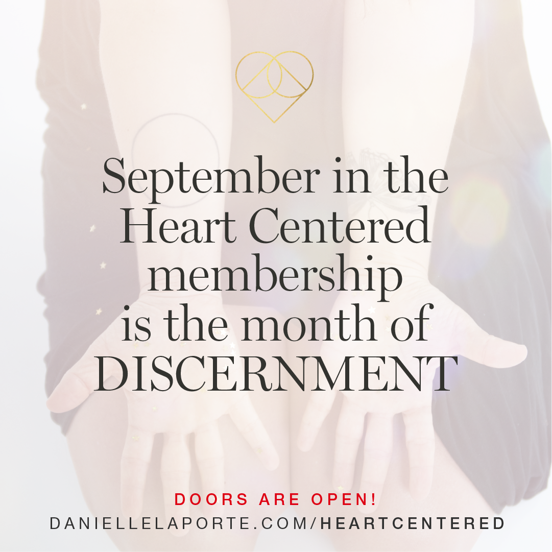 Is that true? Practicing DISCERNMENT…
