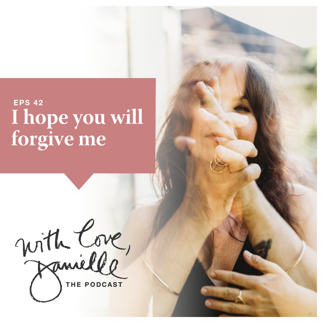 I hope you will forgive me